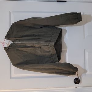 Aéroposta army green bomber jacket